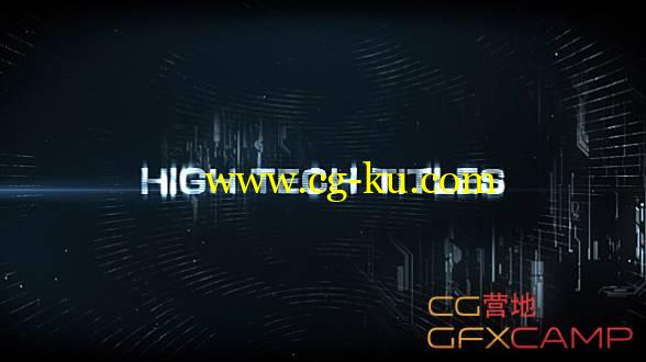 AE模板-高科技文字标题展示 High Tech Titles & Logo的图片1