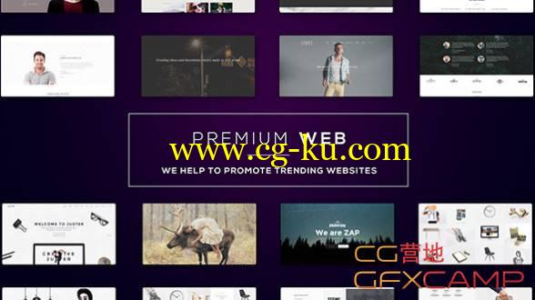 AE模板-网站商品页面宣传介绍展示 Premium Web Website Presentation的图片1