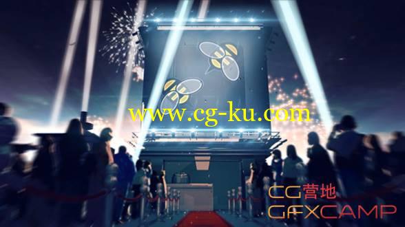 AE模板-探照灯电影震撼Logo开场片头 Cinematic Logo 2 in 1的图片1