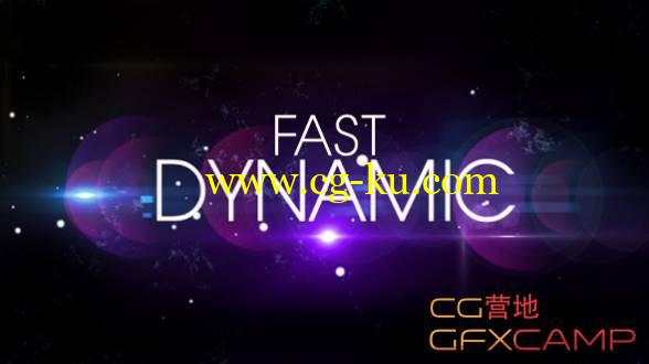 AE模板-背景闪光漏光视频快速展示 Fast Dynamic Slideshow的图片1