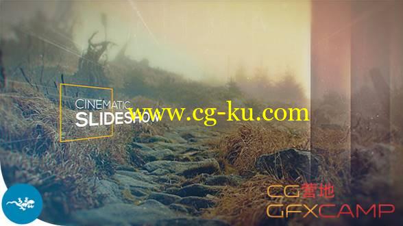 AE模板-大气简洁幻灯片图片展示片头 Cinematic Slideshow的图片1
