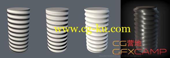 渐变贴图材质纹理C4D插件 AVK Rounded Gradient Pro Cinema 4D R13-R17 Win/Mac + 使用教程的图片1