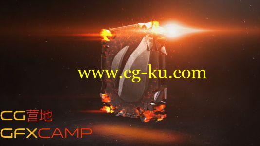 3D火焰Logo VideoHive  Industrial Impact的图片1