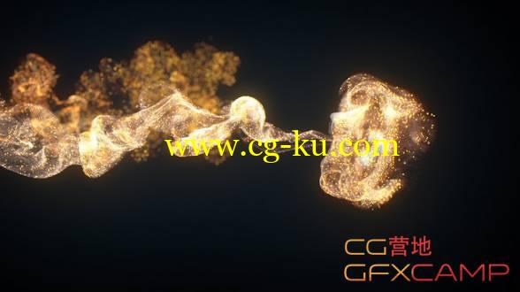 AE模板-优雅大气火焰粒子Logo展示 Elegant Soft Particles Logo Reveal的图片1
