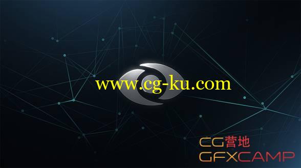 AE模板-点线低多边形抽象背景公司Logo展示 Platinum Logo Reveal的图片1