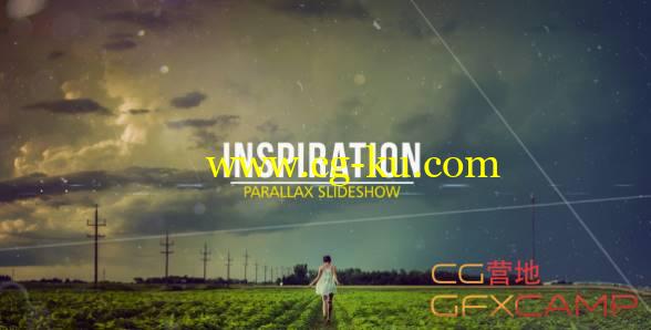 AE模板-唯美优雅视差幻灯片3D视频片头 Inspiration Parallax Slideshow的图片1