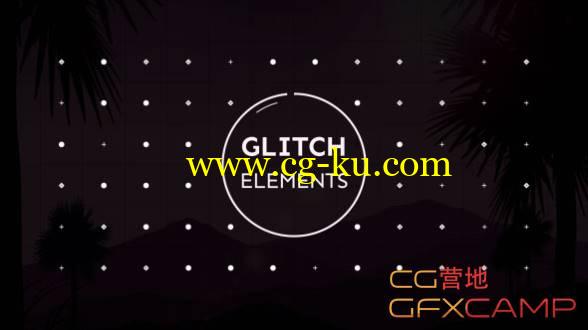AE模板-动态信号损坏噪点元素包 Glitch Pack的图片1