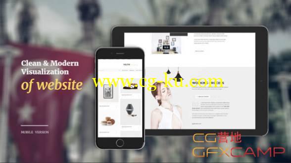 AE模板-网站网页产品宣传介绍 Website Presentation的图片1