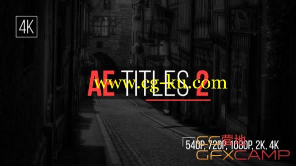 AE模板-50个商务政治人名字幕条标题动画 AE Titles 2的图片1