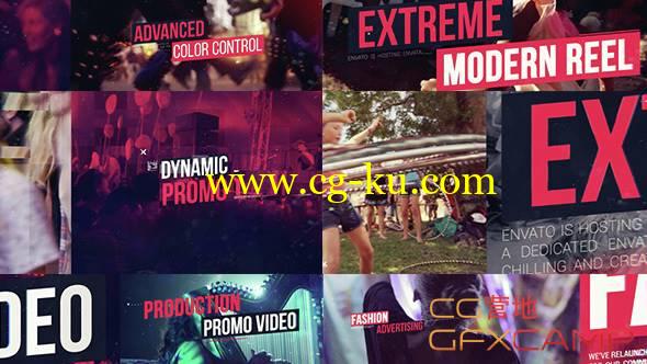 AE模板-动感时尚音乐会活动现场宣传片头 Modern Promo - Fashion Opener的图片1