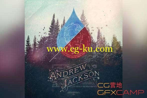复古怀旧海报PS教程 The Making of Andrew Jackson的图片1
