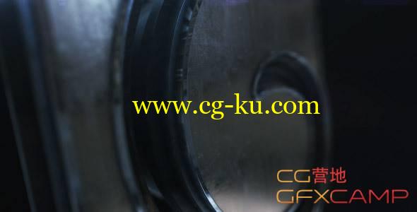 AE模板-E3D钢铁质感黑暗游戏文字Logo展示 Darkness Logo Reveal的图片1