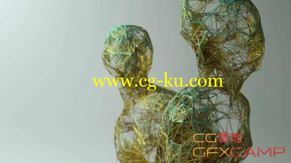 Plexus风格线框轮廓C4D教程 Creating Geometry With Python In C4D的图片1