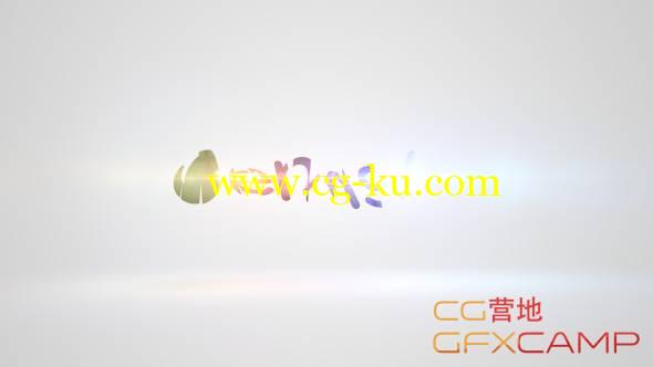 AE模板-简洁分割拼贴翻转Logo展示 Clean Logo Reveal v2的图片1