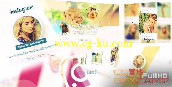 AE模板-网络社交照片展示宣传片 Instagram Promo的图片1