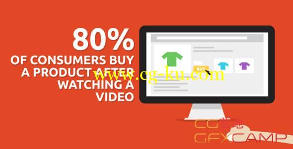 AE模板-扁平化电脑网络宣传MG动画 Video Marketing Promotion的图片1