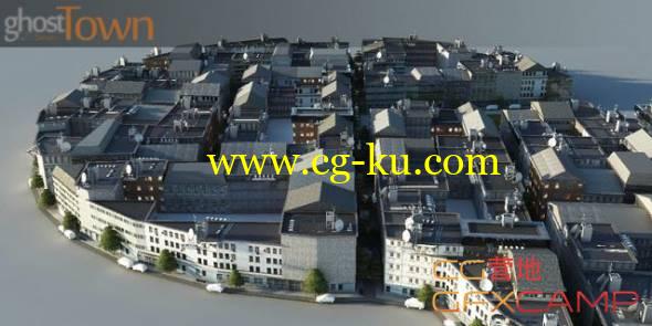 城市建筑楼房生成插件 Ghost Town v0.5 For 3DS Max 2014/2015/2016/2017的图片1