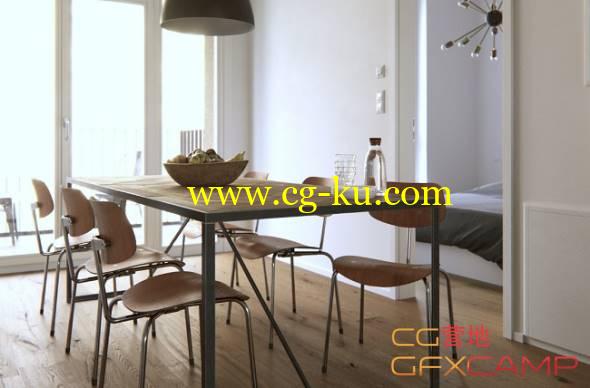 照片级别真实室内3D模型 BBB3viz – Photorealistic Modern Interior的图片1