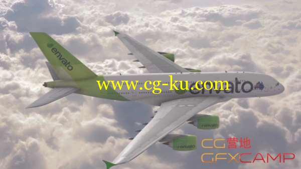 AE模板-E3D自定义飞机航班飞行动画 Your Airlines V2的图片1