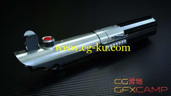 C4D Octane星球大战光剑渲染教程 Cinema 4D Creating Luke Skywalkers Lightsaber with Octane Tutorial的图片1