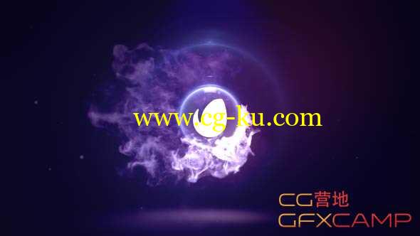 AE模板-火焰烟雾环形旋转Logo展示 Fire Logo Reveal的图片1