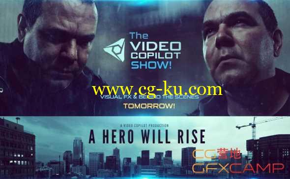 AK楼顶跳跃着陆特效镜头幕后解析 Video Copilot Show - SUPERHERO LANDING!的图片1