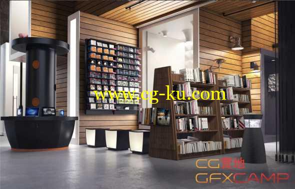 室内桌面小物品3D模型 Evermotion Archmodels vol.160 + 店面货架物品3D模型 Archmodels vol.161的图片2