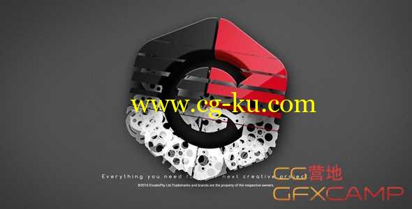 AE模板-齿轮Logo展示动画 Gears Logo Ident的图片1