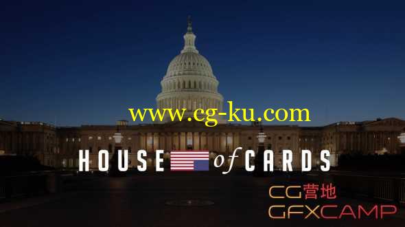 纸牌屋字幕AE教程 SkillShare - After Effects Motion Graphics：House of Cards Intro的图片1