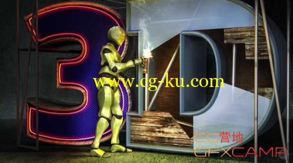 PS 3D功能详解教程 Pluralsight - Understanding 3D in Photoshop的图片1