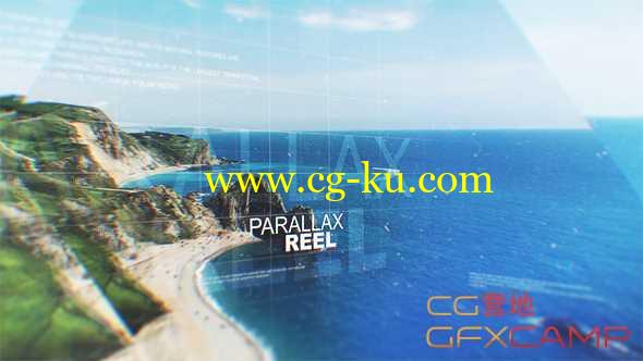 AE模板-三维图片视差大气开场片头 Parallax Reel的图片1