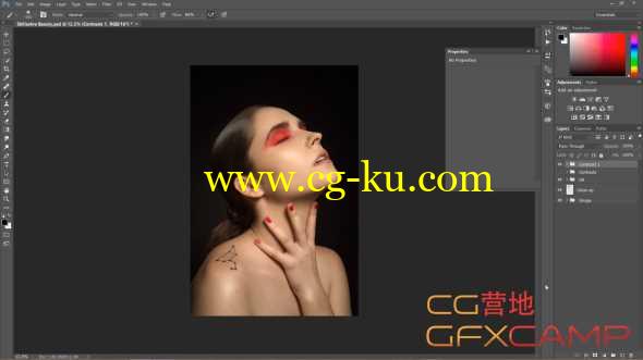 PS人像修图流程教程 SkillShare – Beauty Retouching Part 1-3的图片1