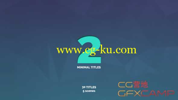 AE模板-简洁人名字幕条文字动画 Minimal Titles 2的图片1