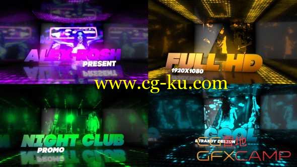 AE模板-夜店酒吧舞会俱乐部动感宣传片 Night Club Promo的图片1