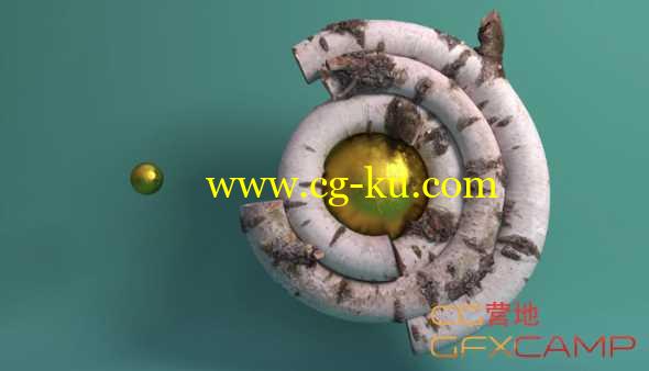Houdini样条线扭曲教程 Recreating Cinema 4D's Spline Wrap Deformer Tutorial的图片1