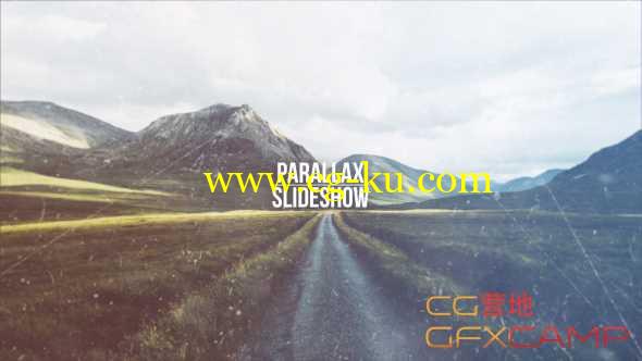 AE模板-三维视差文字图片视频片头 Parallax Slidewhow的图片1