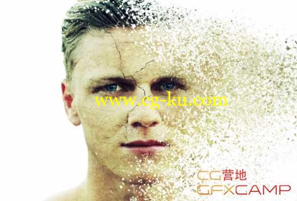 PS图片粒子破碎效果特效教程 SkillShare – Disintegration Effect Photoshop的图片1