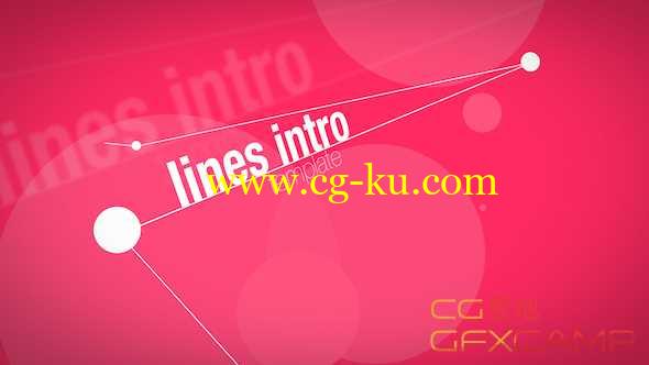 Apple Motion模板-线条动画文字片头视频展示 Lines Intro的图片1