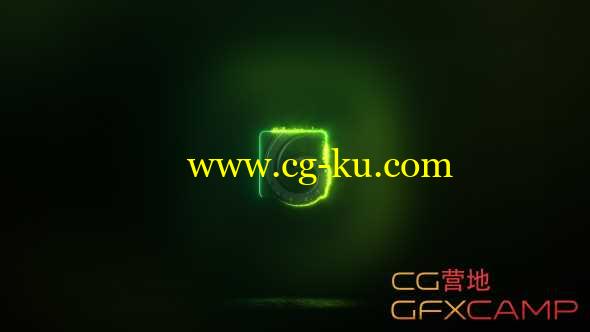 AE模板-能量描边电流冲击波游戏Logo展示 Electric Shockwave Logo的图片1