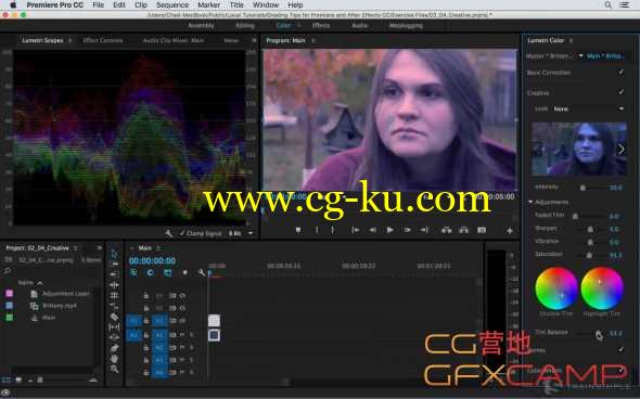Pr/AE视频调色基础教程 Train Simple - Adobe CC Color Grading Tips的图片1