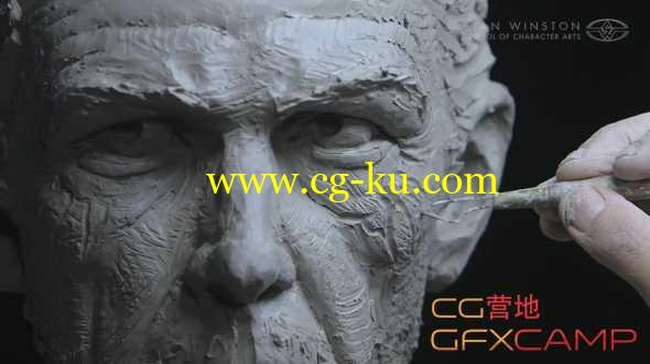 人头实物模型雕刻教程 Jordu Schell - Human Head Anatomy & Sculpture的图片1