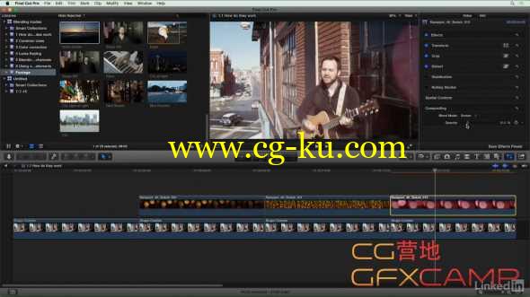 FCPX图层混合模式教程 Lynda - Final Cut Pro X Guru：Blending Mode Secrets的图片1