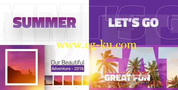 AE模板-动感回忆旅游照片相册展示 Our Beautiful Adventure的图片1