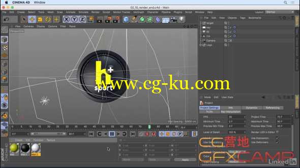 C4D R18入门基础教程 Lynda - CINEMA 4D R18 Essential Training The Basics的图片1