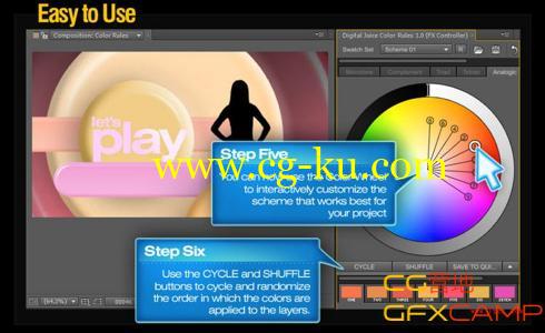 AE配色插件 Digital Juice Color Rules 1.3 AE CS4-CC Win/Mac的图片1