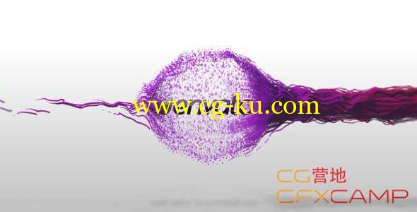 AE模板-三维粒子球形穿越Logo展示 Particle Globe Reveal的图片1