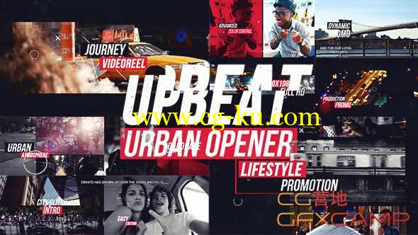 AE模板-动感城市宣传片开场 Upbeat Dynamic Urban Opener的图片1