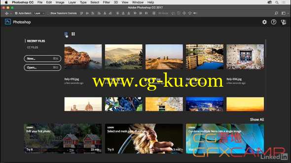 PS CC 2017摄影新功能教程 Lynda - Photoshop CC 2017 for Photographers:New Features的图片1