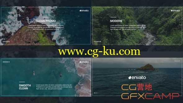 AE模板-简洁视频幻灯片展示片头宣传片 Clean Promo的图片1
