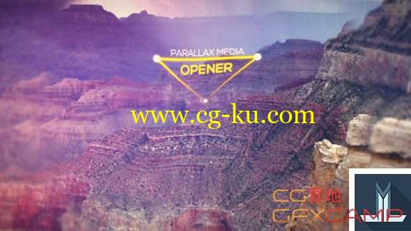AE模板-三维视差扭曲图片开场片头 Parallax Media Opener的图片1